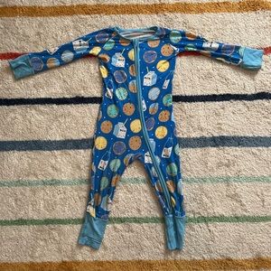Little Sleepies 12/18m zippy Milk and Cookies